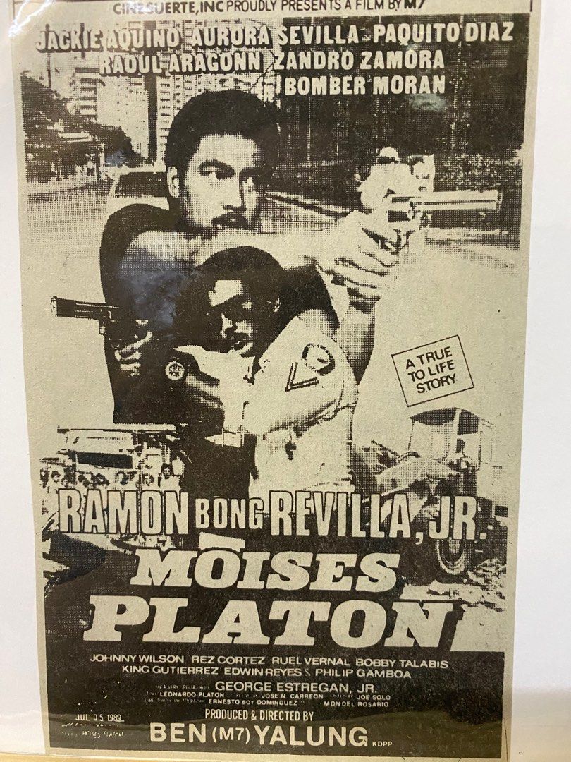 affiche du film Moises Platon