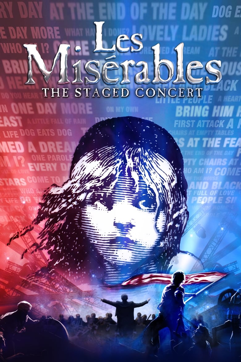 affiche du film Les Misérables: The Staged Concert