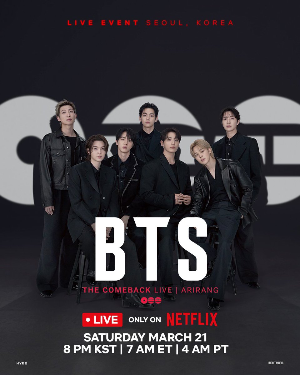 affiche du film BTS the Comeback Live: Arirang