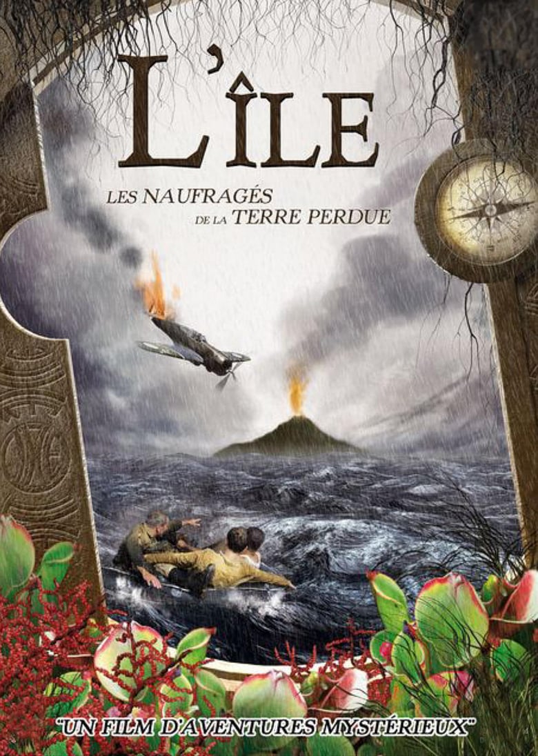 affiche du film L'Île : Les naufragés de la terre perdue