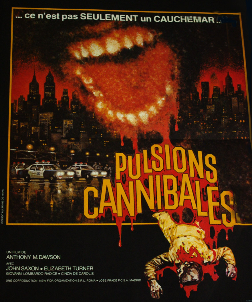 affiche du film Pulsions cannibales