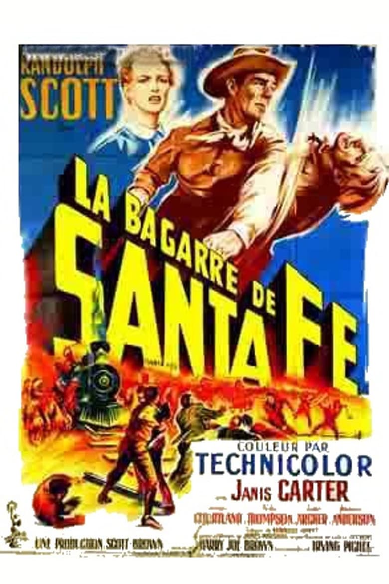 affiche du film La Bagarre de Santa Fe