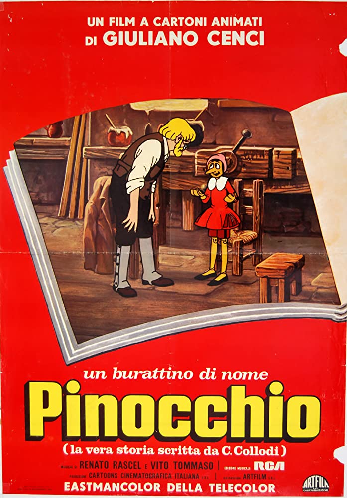 affiche du film Un burattino di nome Pinocchio