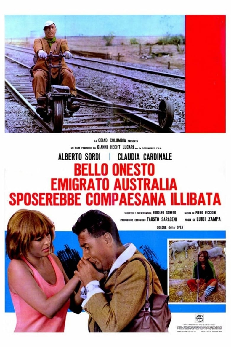affiche du film Bello, onesto, emigrato Australia sposerebbe compaesana illibata