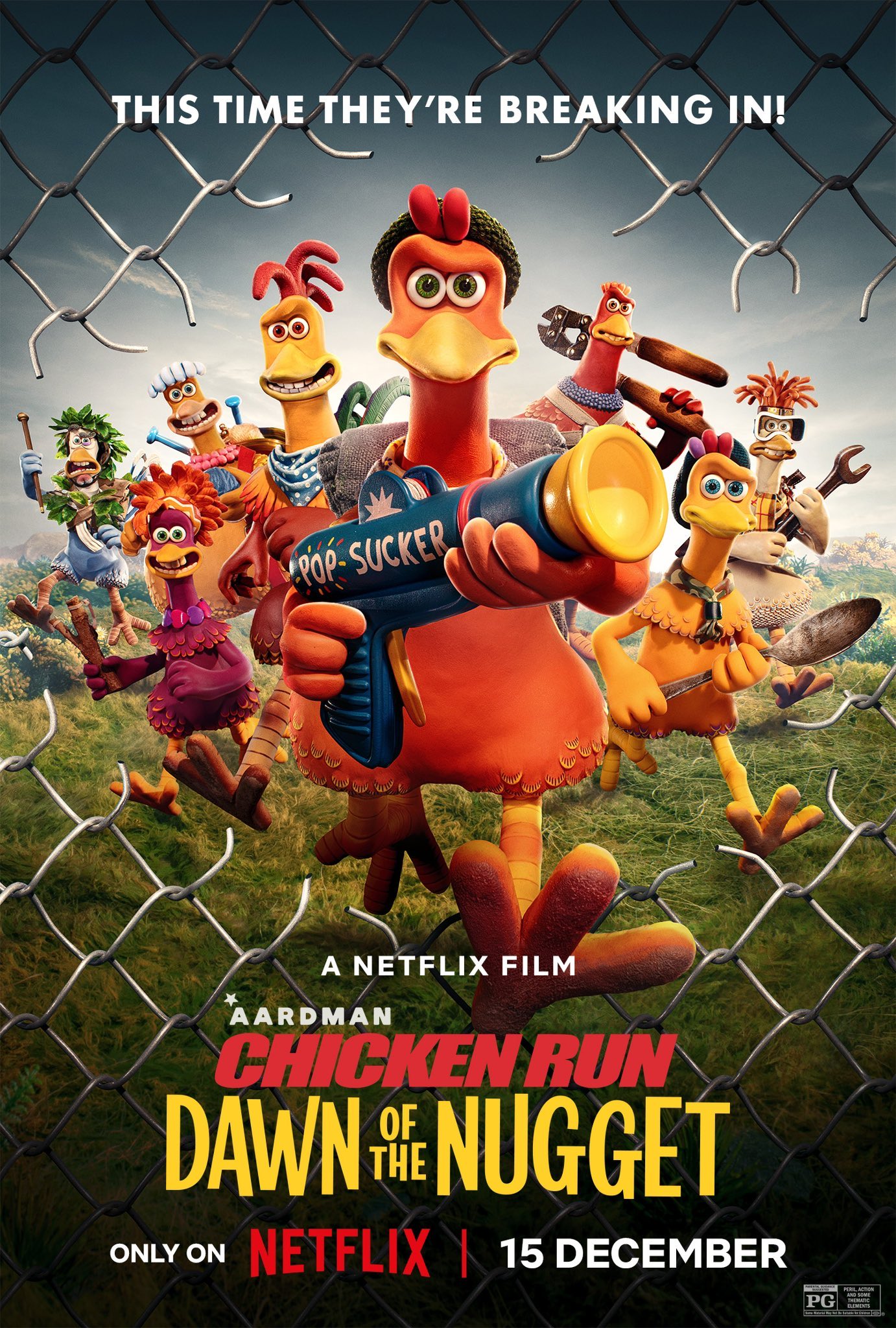 affiche du film Chicken Run : La Menace nuggets