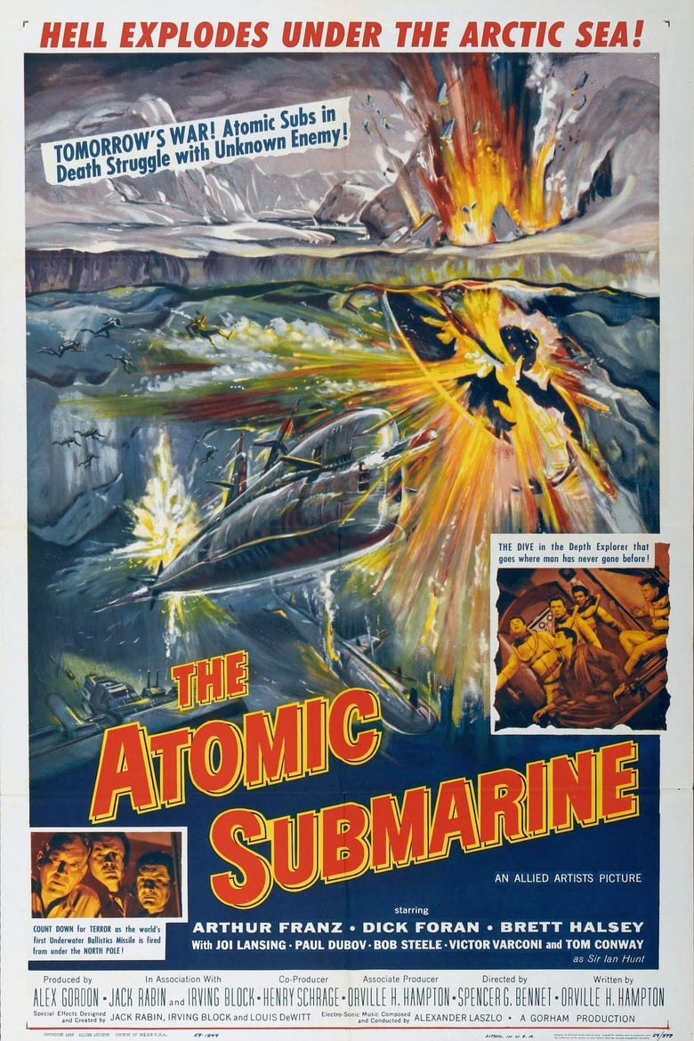 affiche du film Le sous-marin atomique