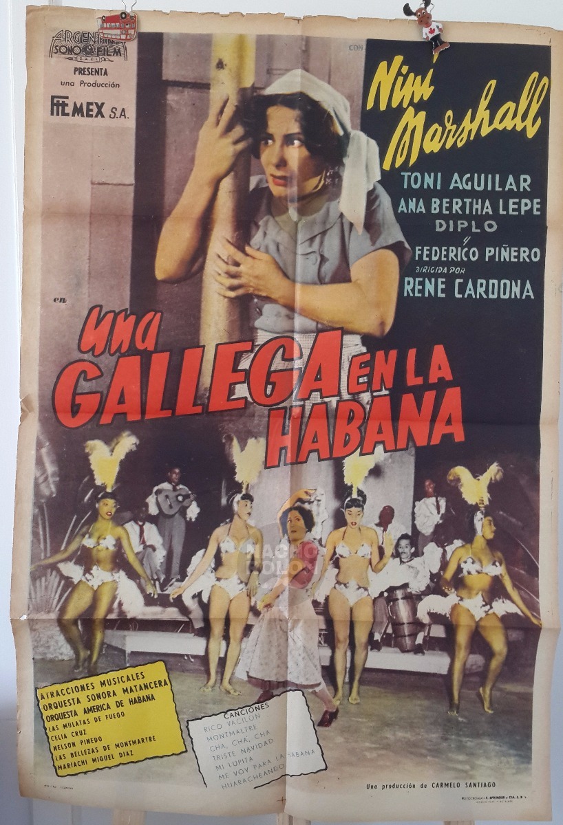 affiche du film Una gallega en la Habana