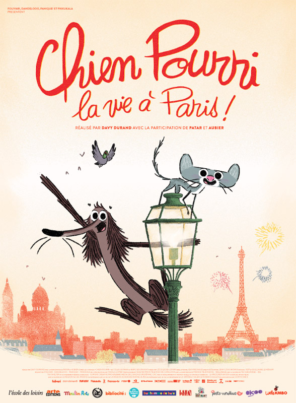 affiche du film Chien Pourri, la vie à Paris !