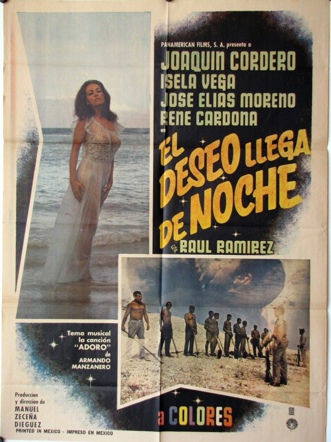 affiche du film El deseo llega de noche