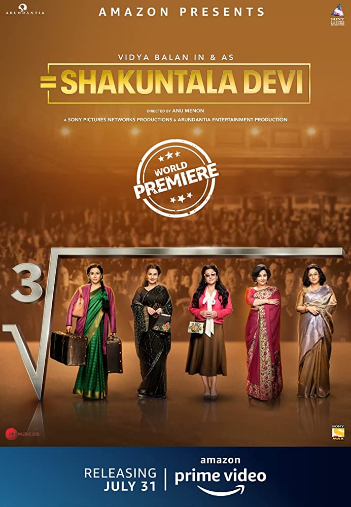 affiche du film Shakuntala Devi