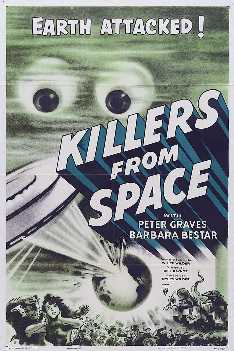 affiche du film Les Tueurs de l'espace