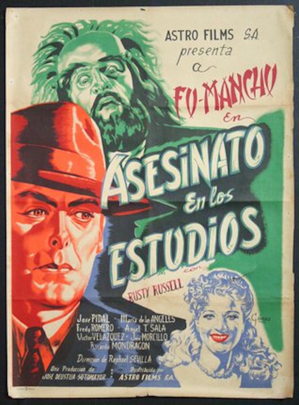 affiche du film Asesinato en los estudios