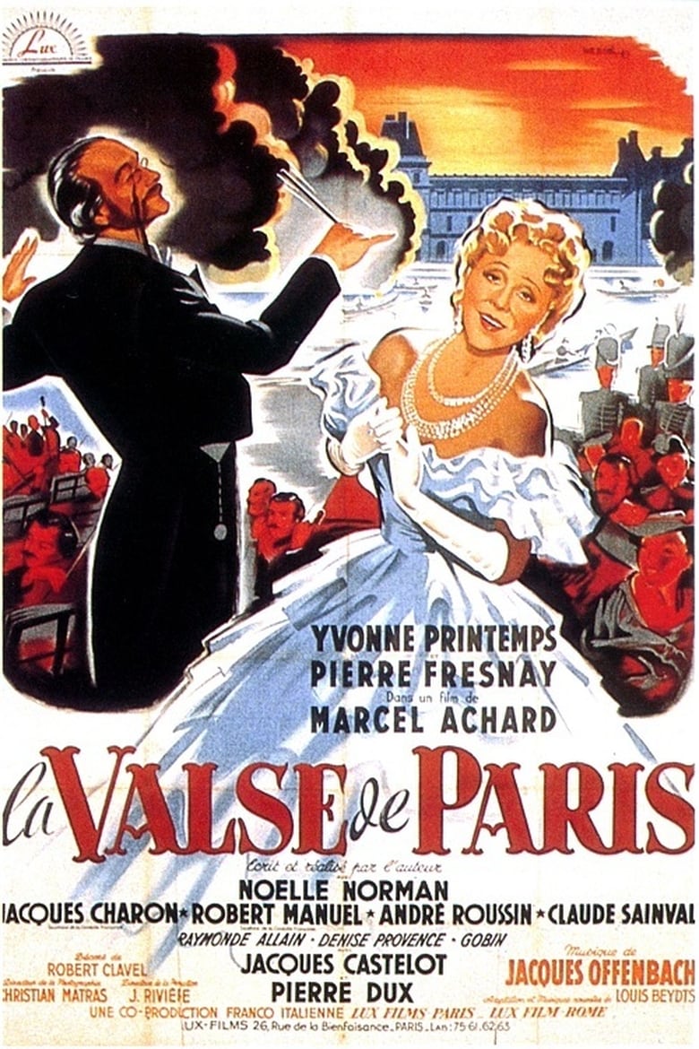 affiche du film La valse de Paris