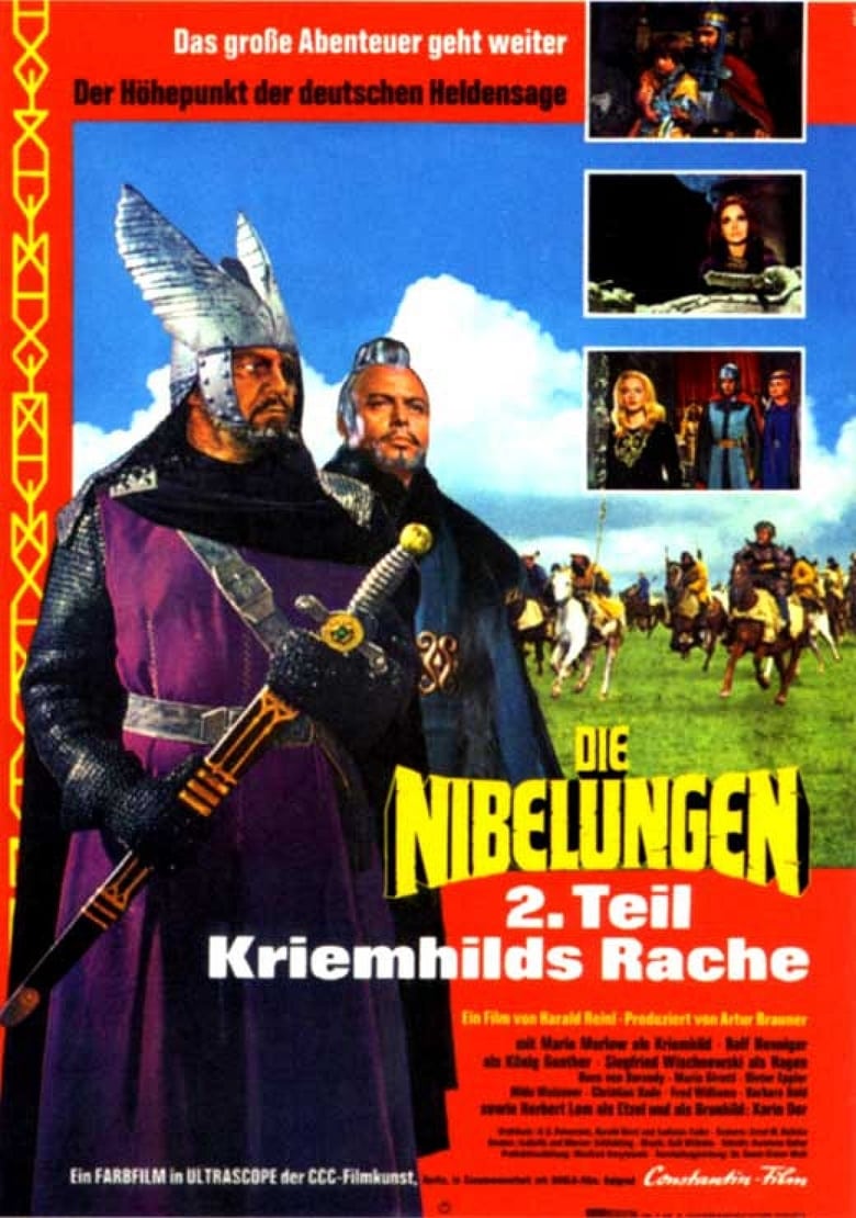 affiche du film La vengeance de Siegfried 2 : Le massacre des Burgondes