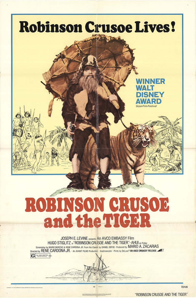 affiche du film Robinson Crusoe