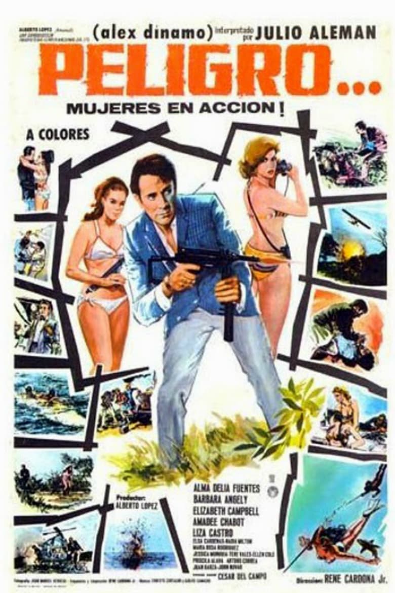 affiche du film Peligro...! Mujeres en acción