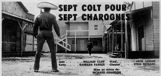 affiche du film Sept Colt pour sept charognes