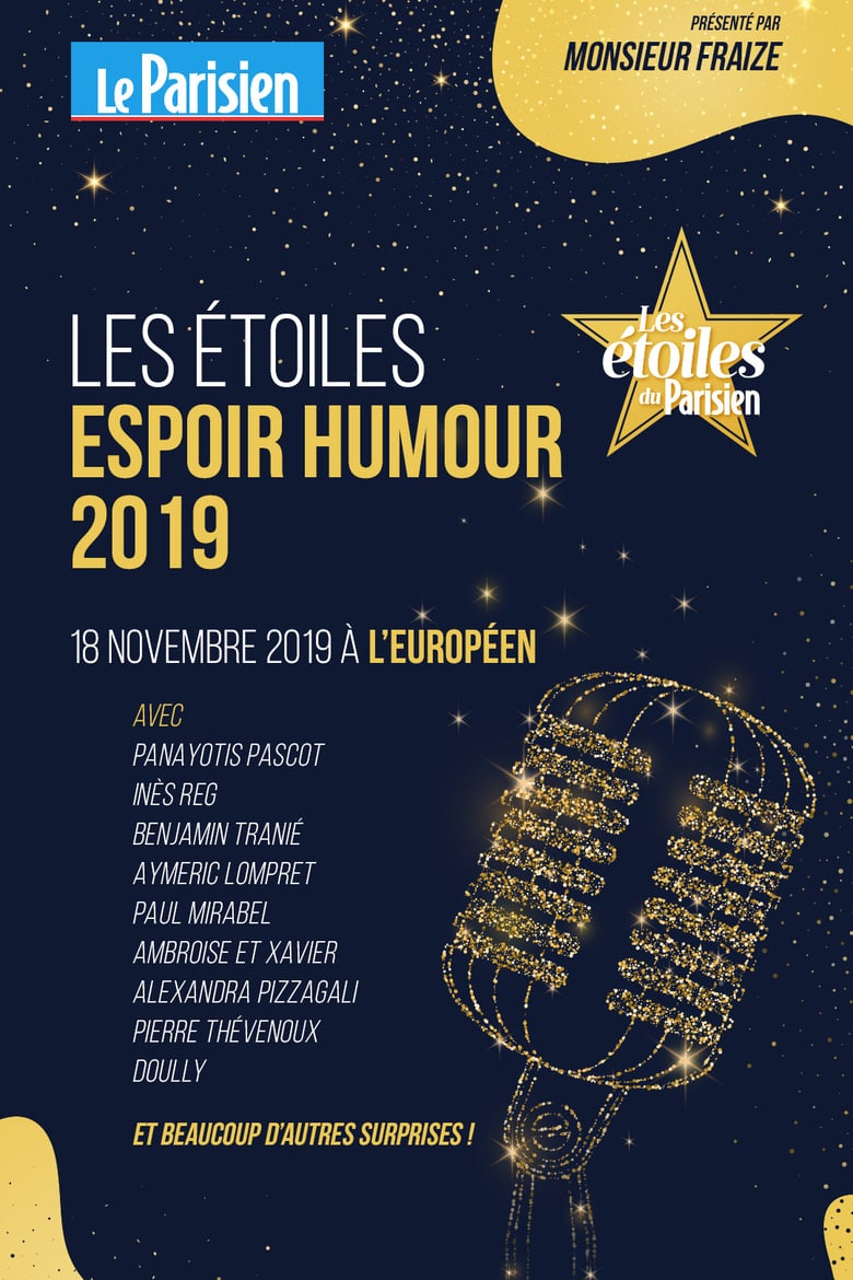 affiche du film Les Étoiles Espoir Humour Du Parisien 2019