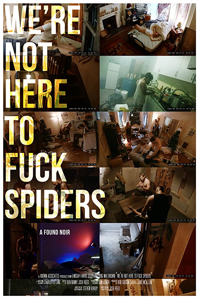 affiche du film We're Not Here to Fuck Spiders