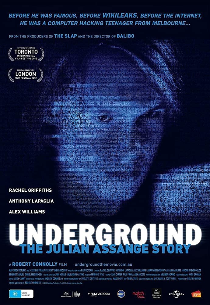 affiche du film Underground : L'Histoire de Julian Assange