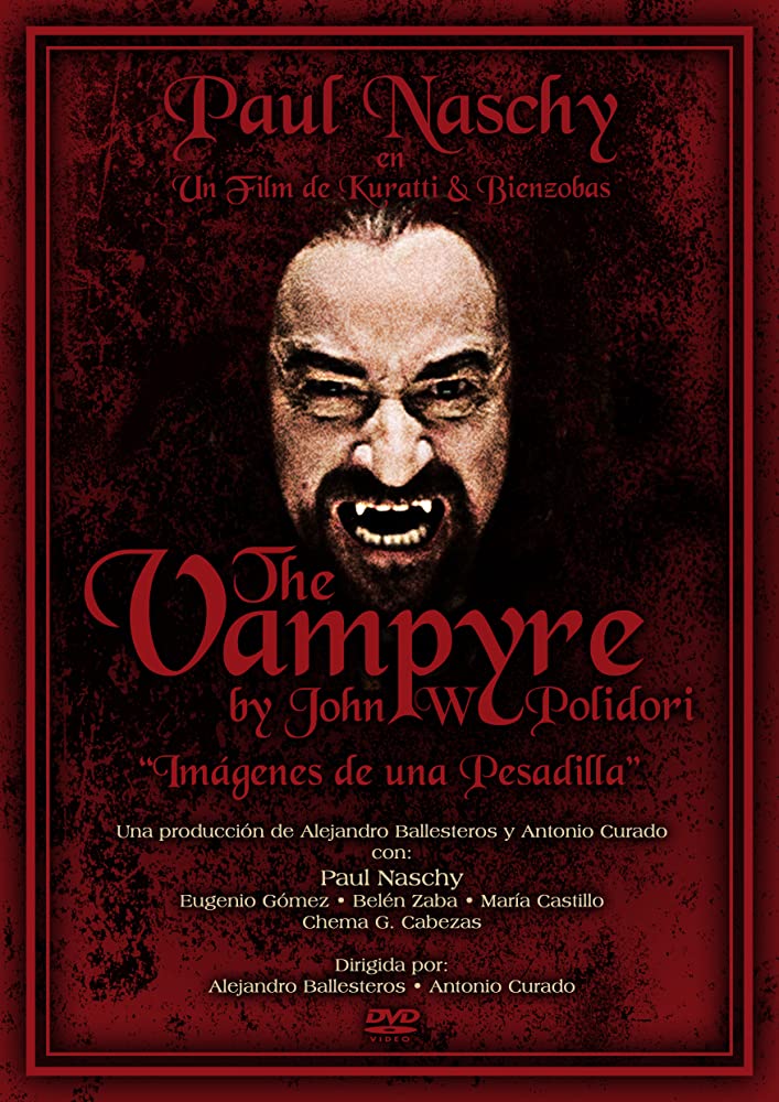 affiche du film The Vampyre by John W. Polidori : Imágenes de una Pesadilla