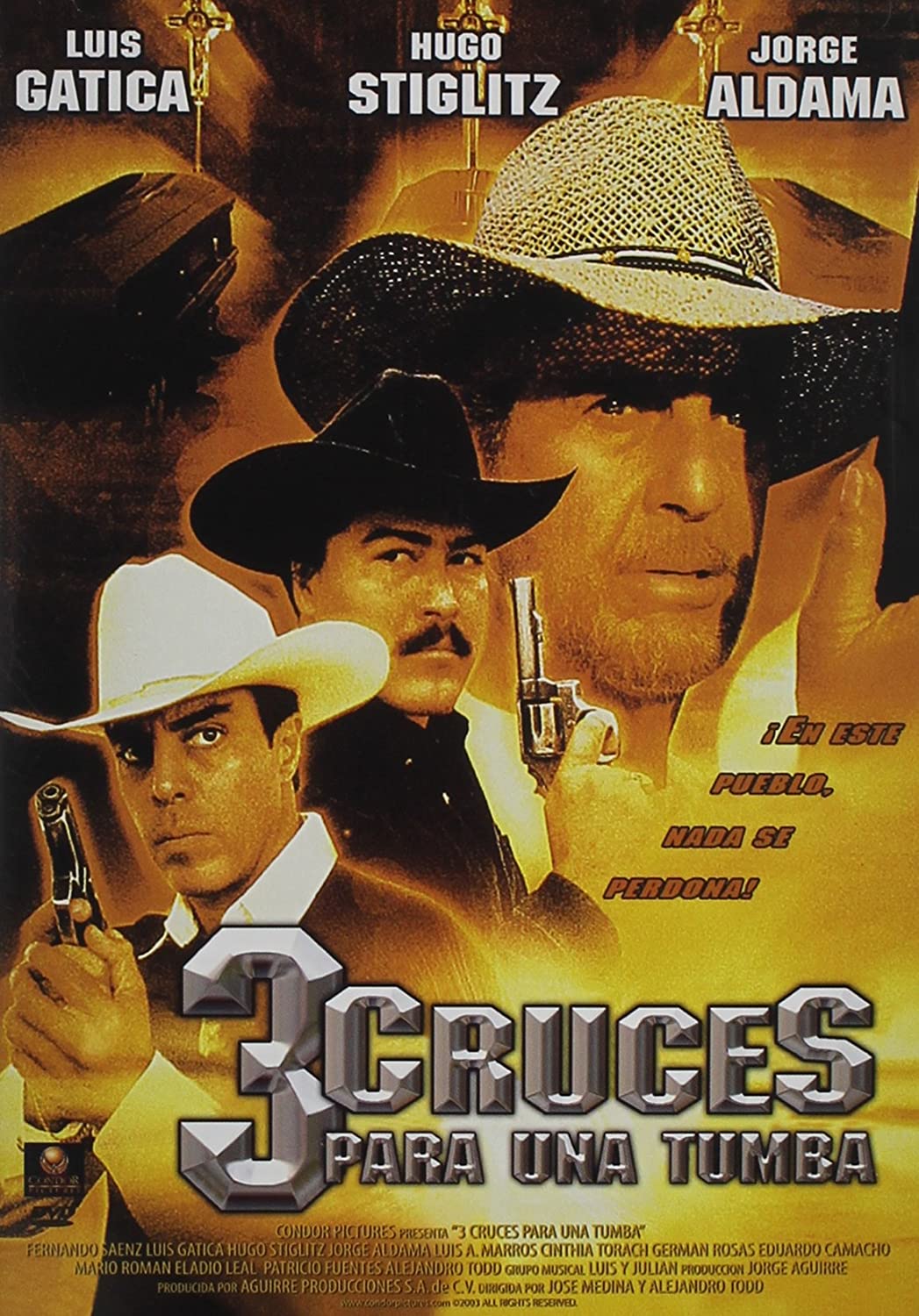 affiche du film 3 cruces en una tumba
