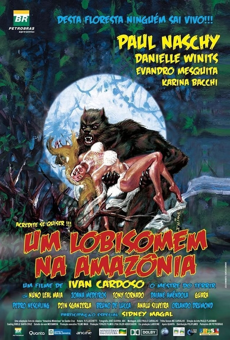 affiche du film Um Lobisomem na Amazônia
