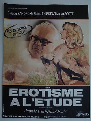 affiche du film Erotisme à l'étude