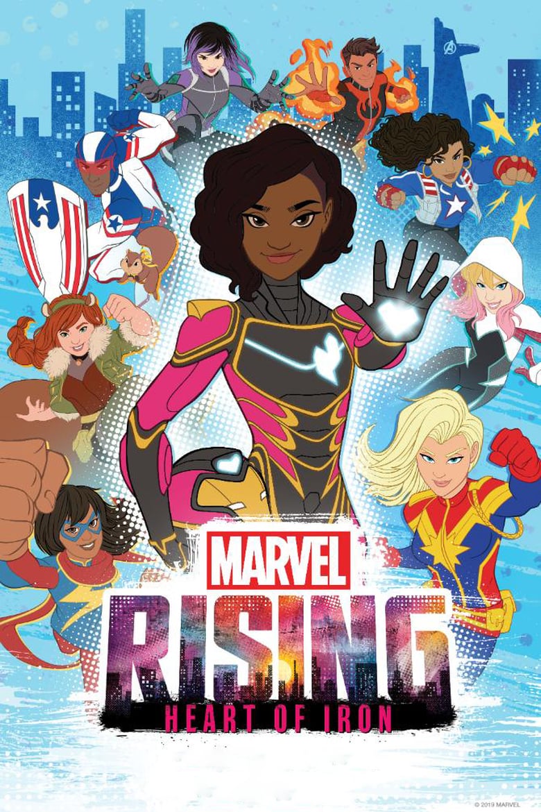 affiche du film Marvel Rising : Cœur de fer