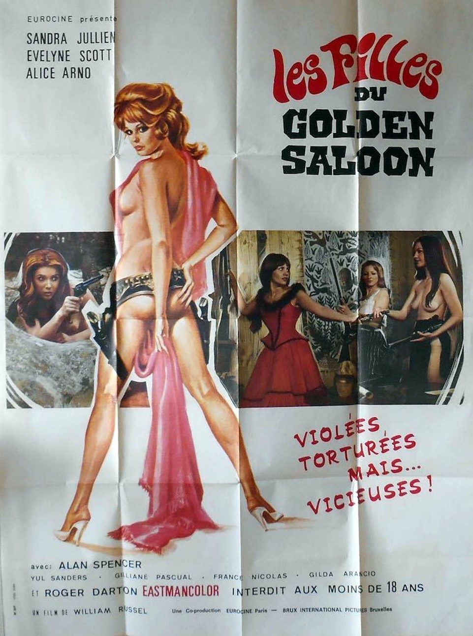 affiche du film Les Filles du Golden Saloon