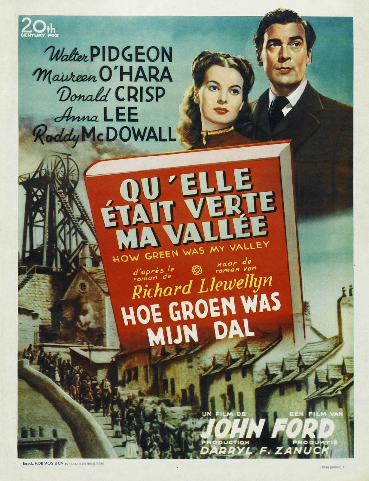 Qu Elle était Verte Ma Vallée Roman Qu'elle était verte ma vallée - Seriebox