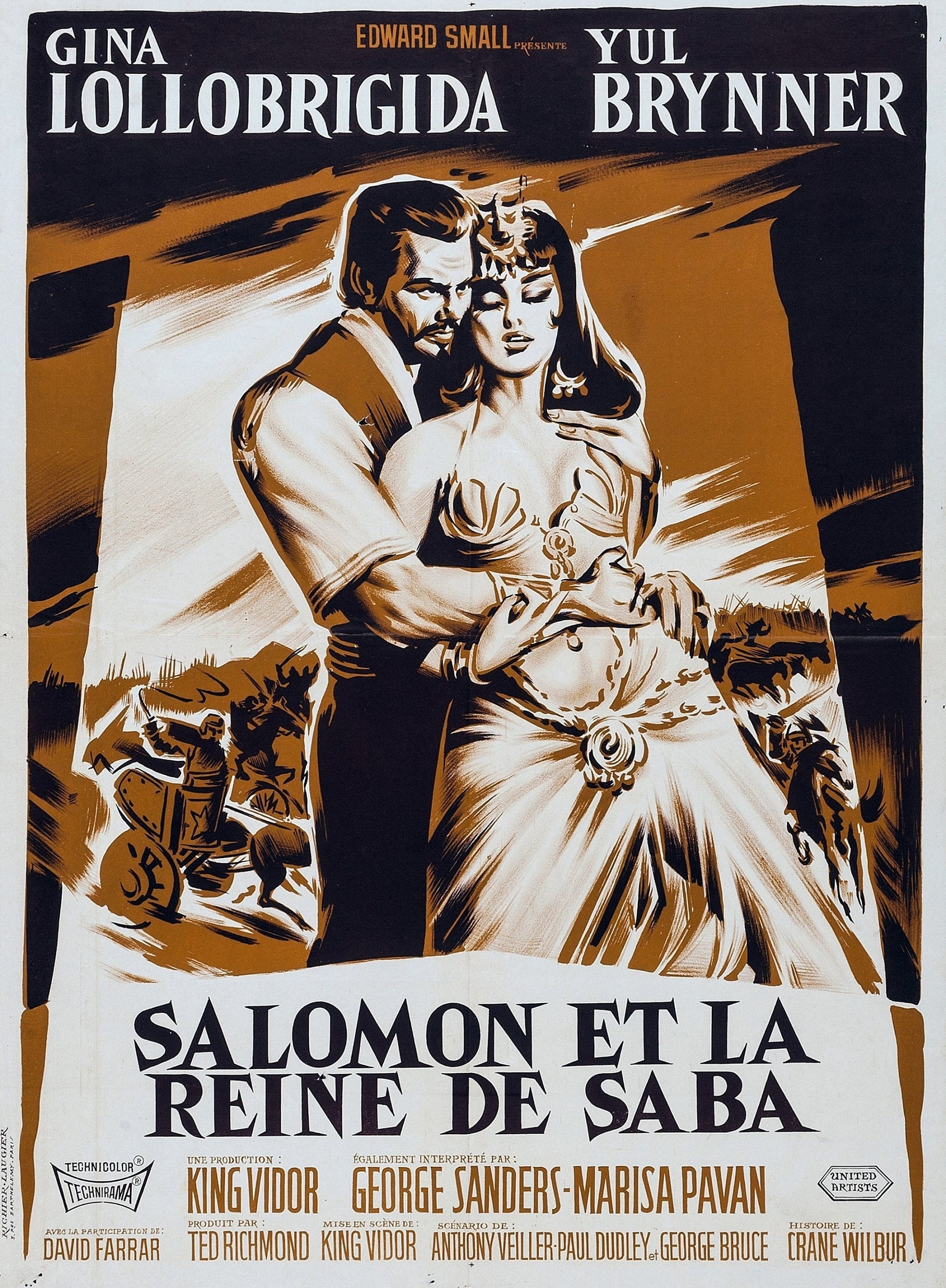 affiche du film Salomon et la reine de Saba