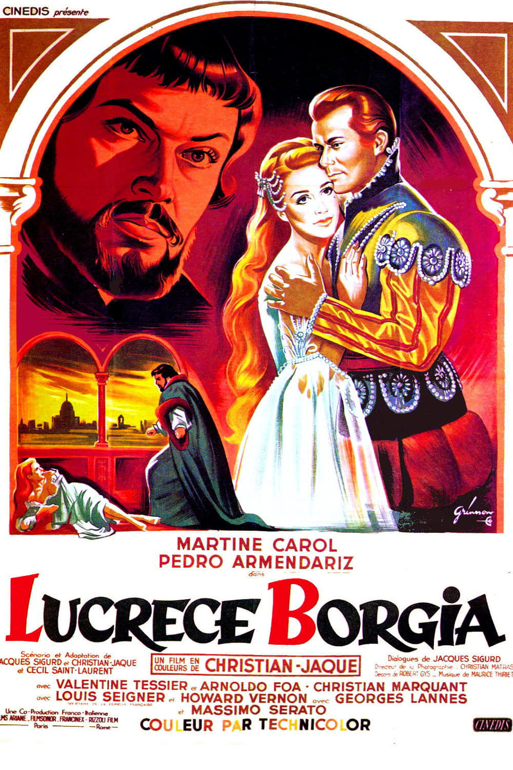 affiche du film Lucrèce Borgia
