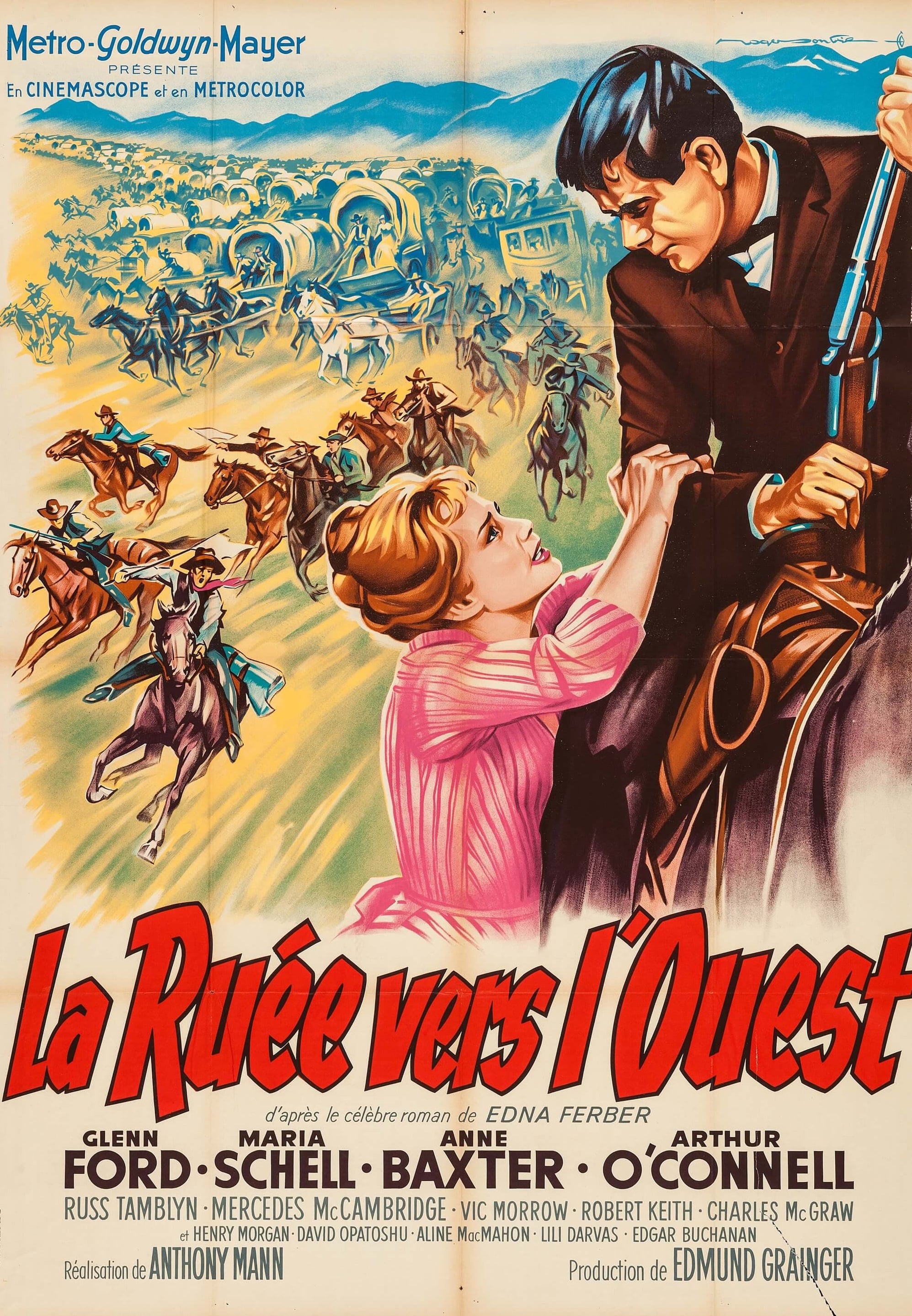 affiche du film La ruée vers l'Ouest (1960)