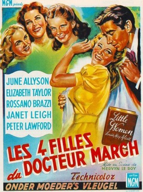 affiche du film Les quatre filles du Dr March