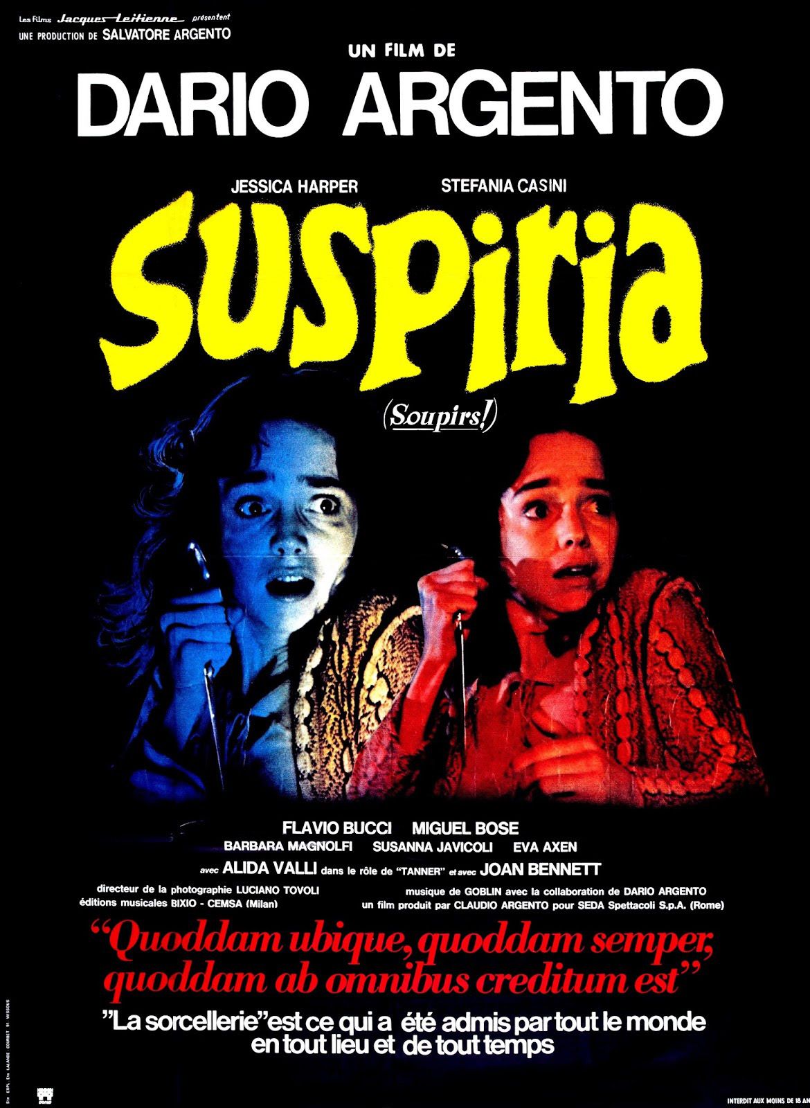 affiche du film Suspiria