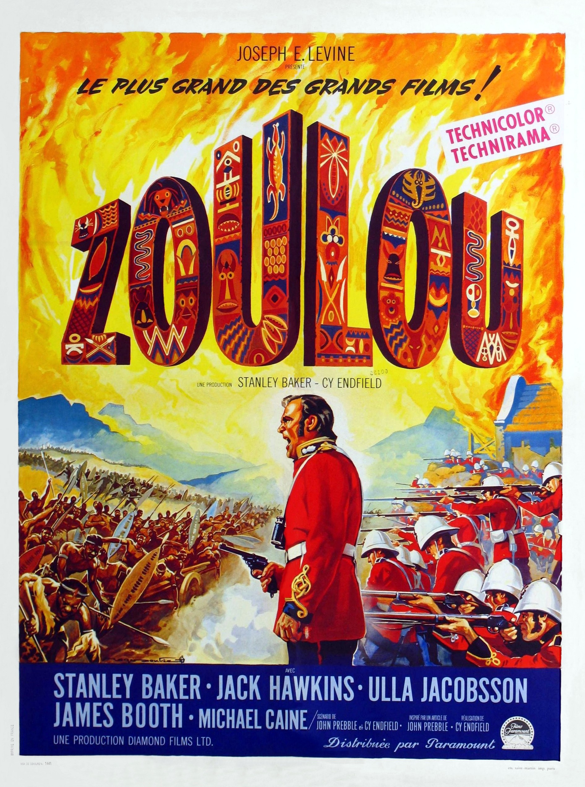 affiche du film Zoulou