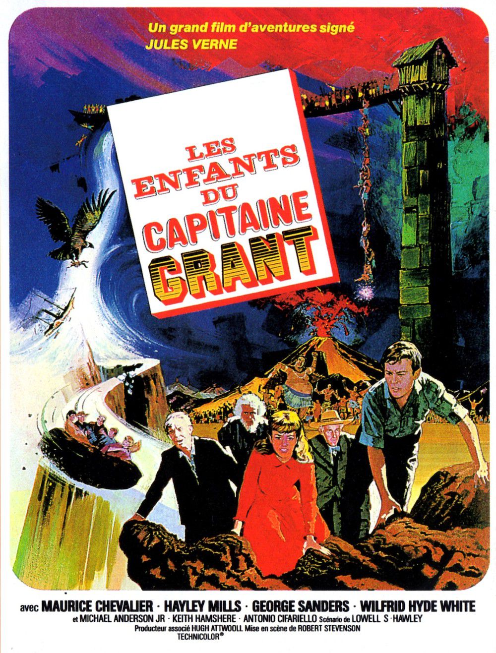 affiche du film Les enfants du capitaine Grant