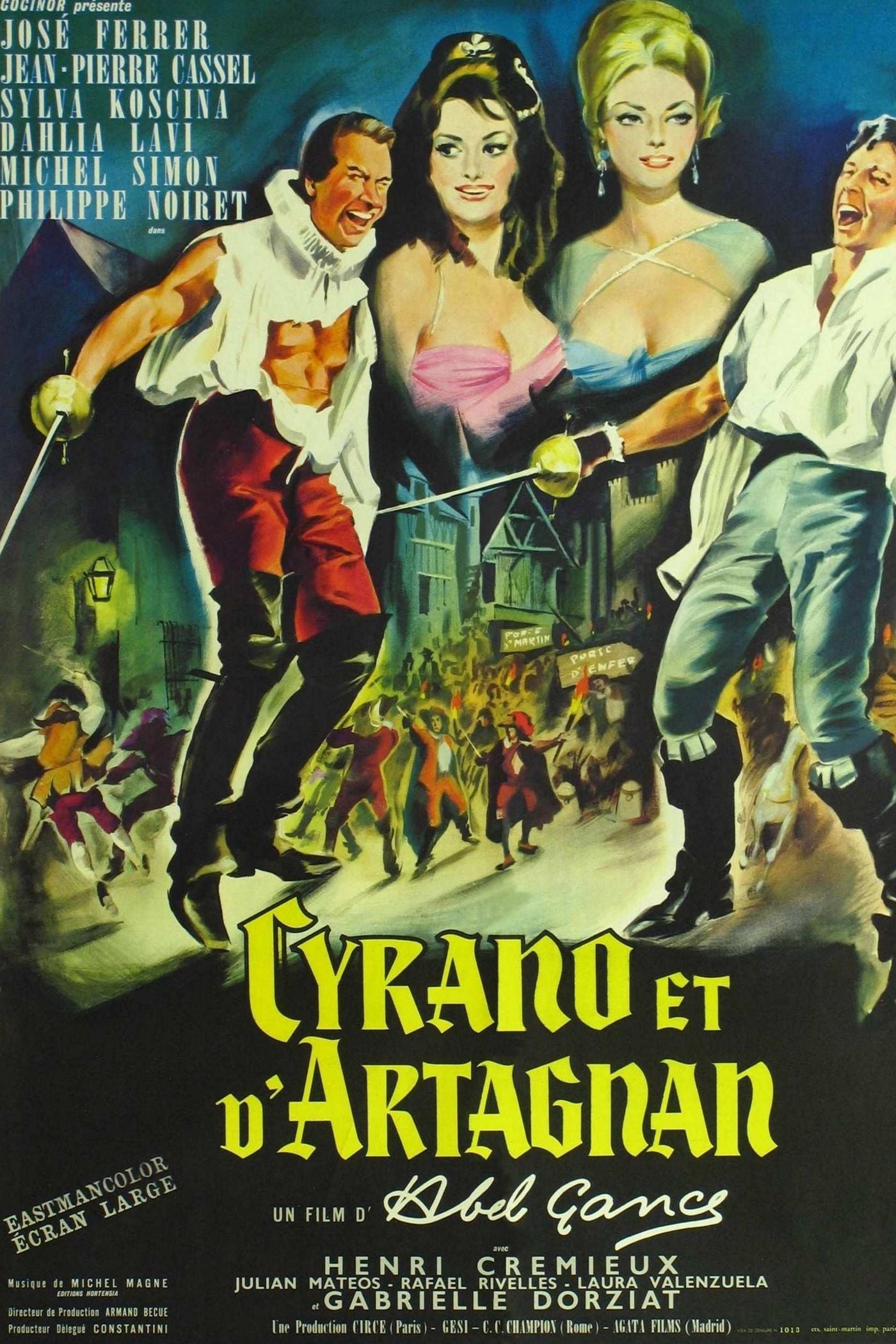 affiche du film Cyrano et d'Artagnan