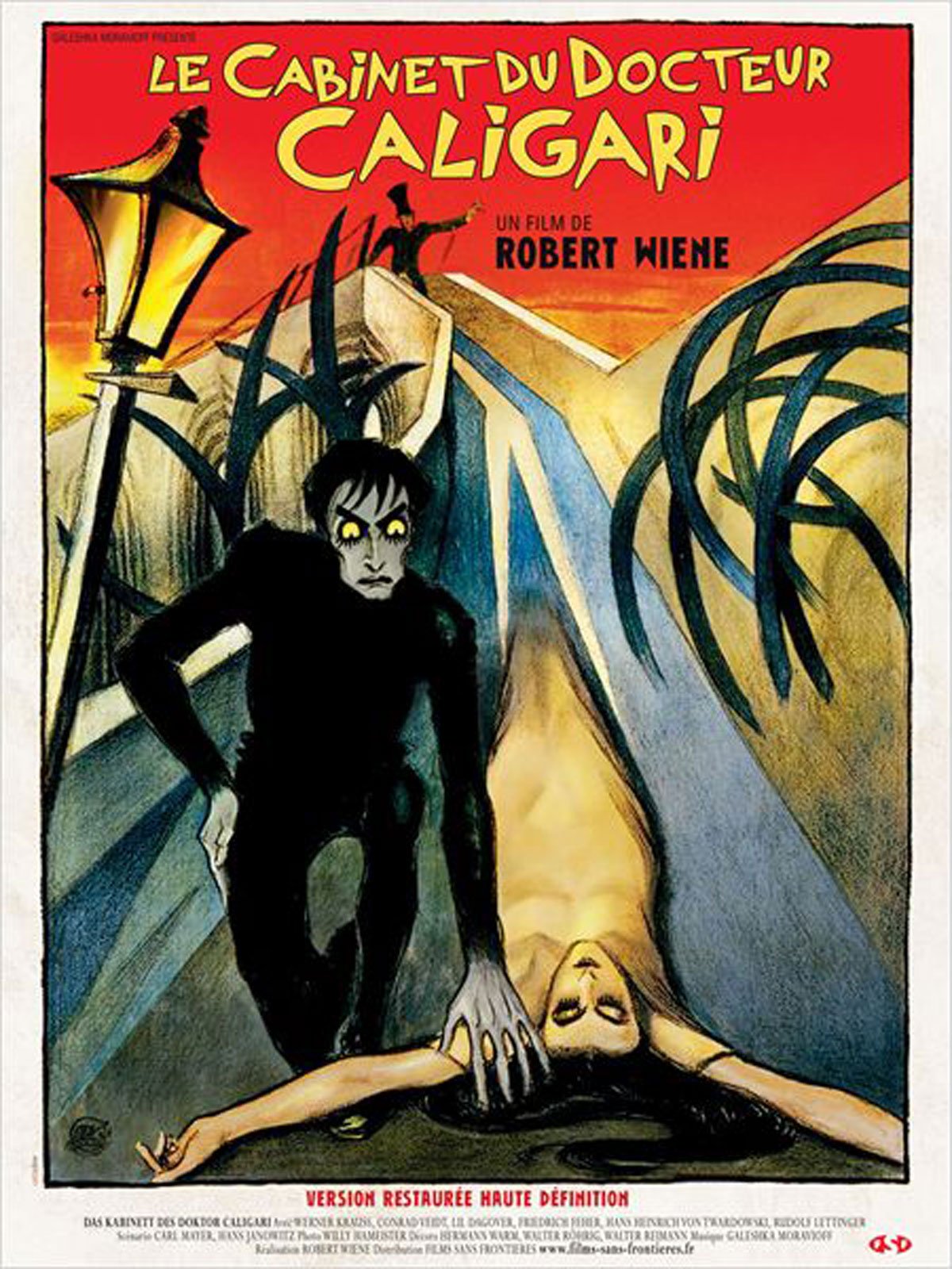 affiche du film Le cabinet du docteur Caligari