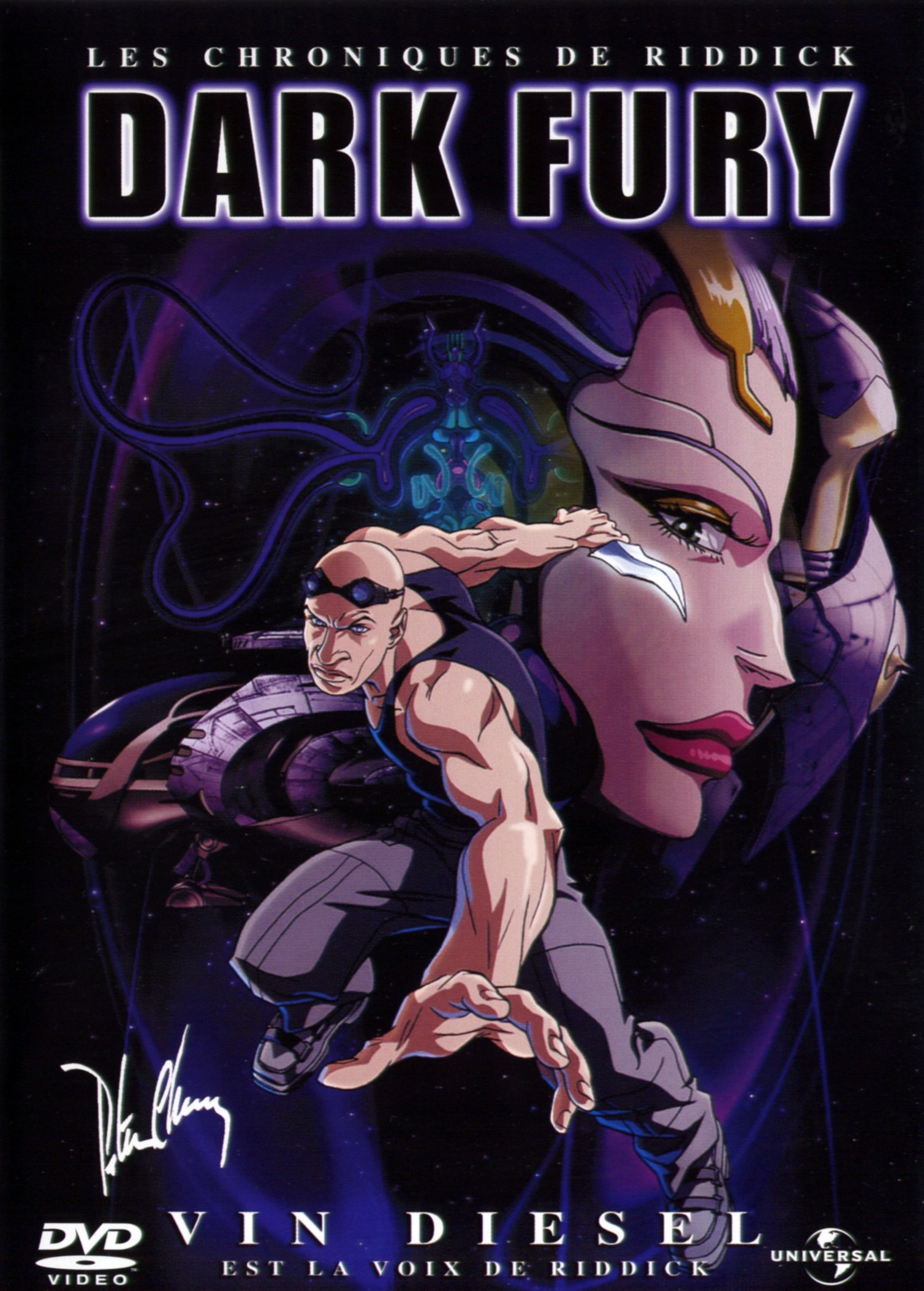 affiche du film Les chroniques de Riddick : Dark Fury