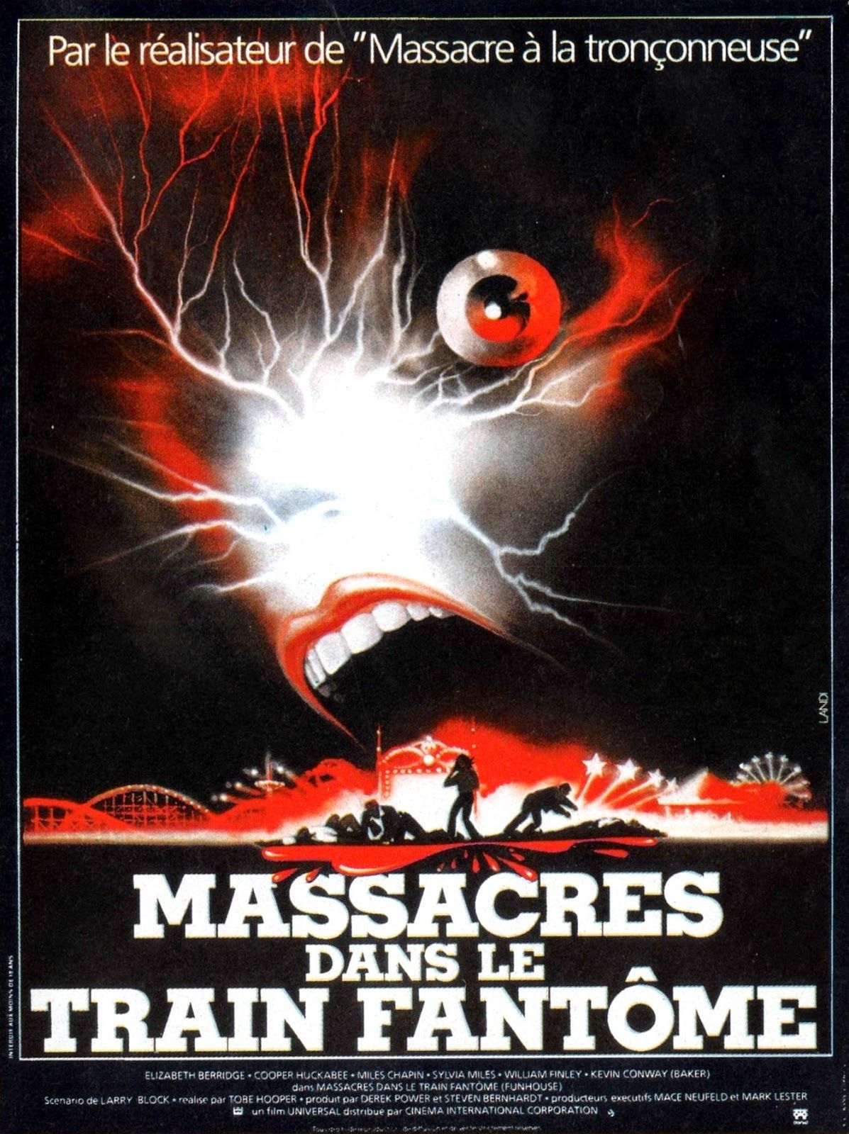 affiche du film Massacres dans le train fantôme