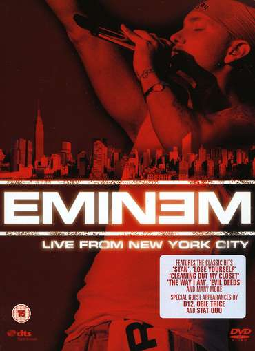 affiche du film Eminem: Live from New York City
