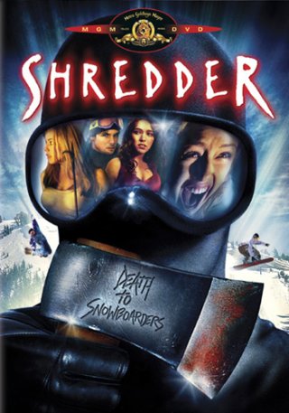 affiche du film Shredder, du sang sur la neige