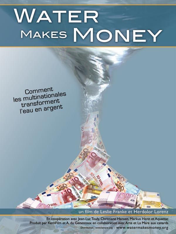 affiche du film Water Makes Money