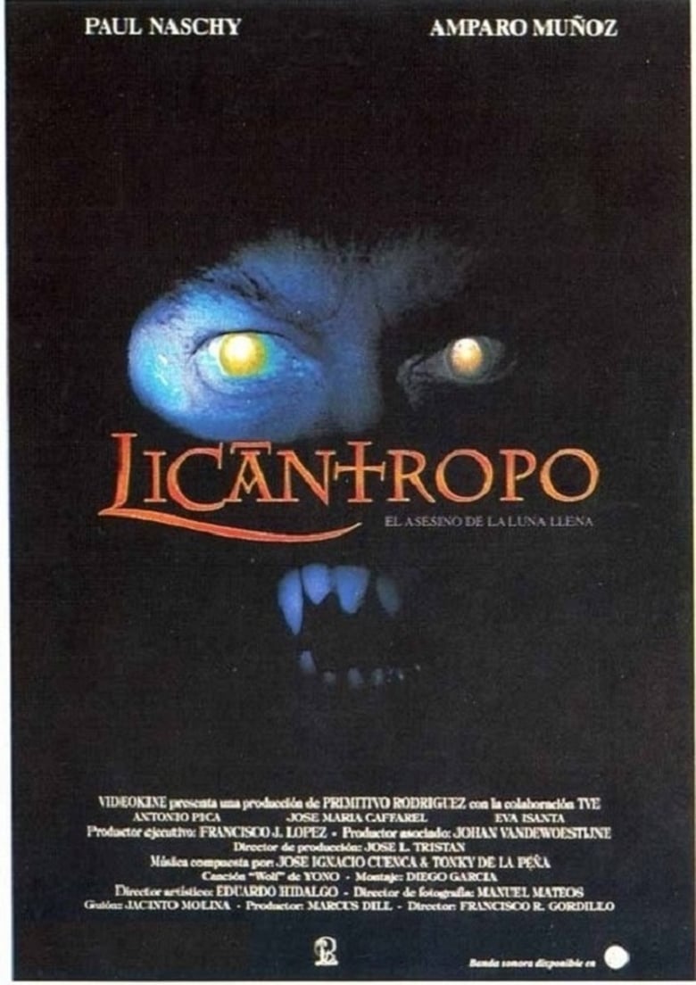 affiche du film Licántropo: El asesino de la luna llena