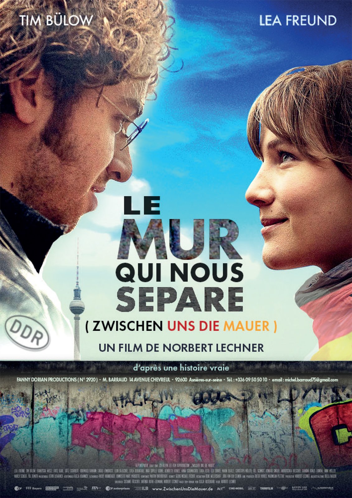 affiche du film Le Mur qui nous sépare