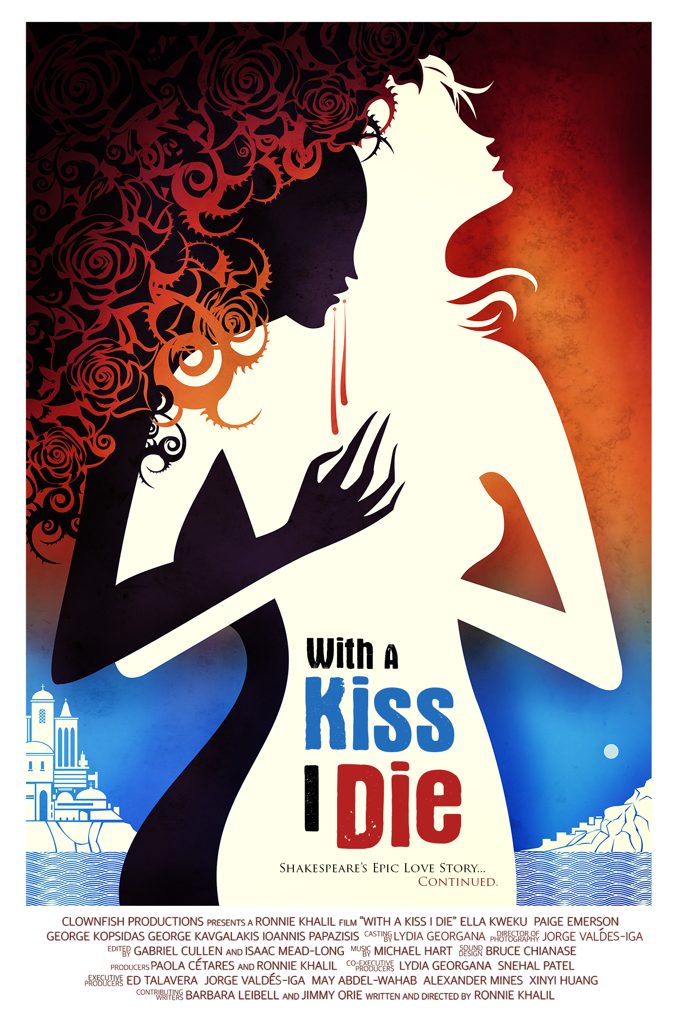 affiche du film With A Kiss I Die