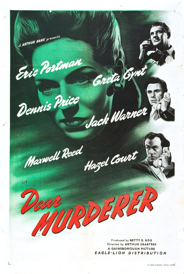 affiche du film Dear Murderer