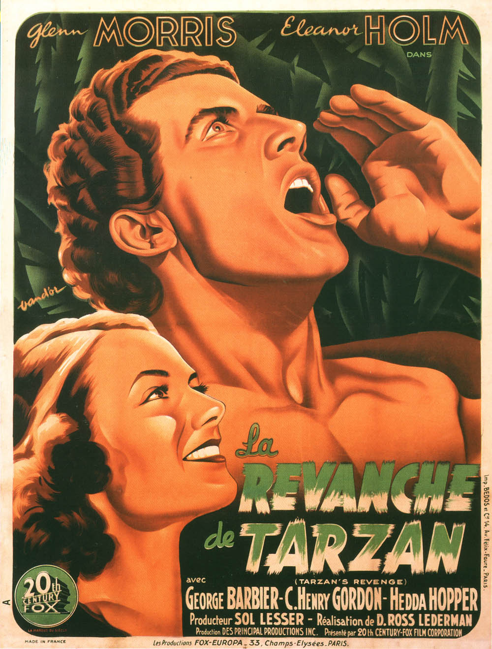affiche du film La revanche de Tarzan